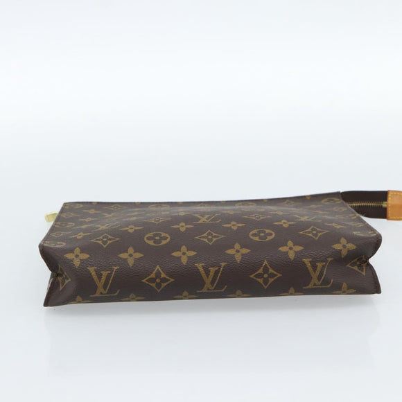 LOUIS VUITTON Monogram Poche Toilette 26 Pouch M47542 LV Auth 183385