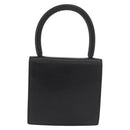 CELINE Hand Bag Leather Black Gold Auth 183388A-2