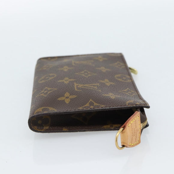 LOUIS VUITTON Monogram Bucket PM Accessory Pouch LV Auth 183390