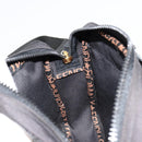 FENDI Shoulder Bag Canvas Black Gold Auth 183392-19