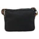 FENDI Shoulder Bag Canvas Black Gold Auth 183392-2