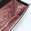 CHANEL Matelasse Chain Shoulder Bag Lamb Skin Black Gold CC Auth 183393-19