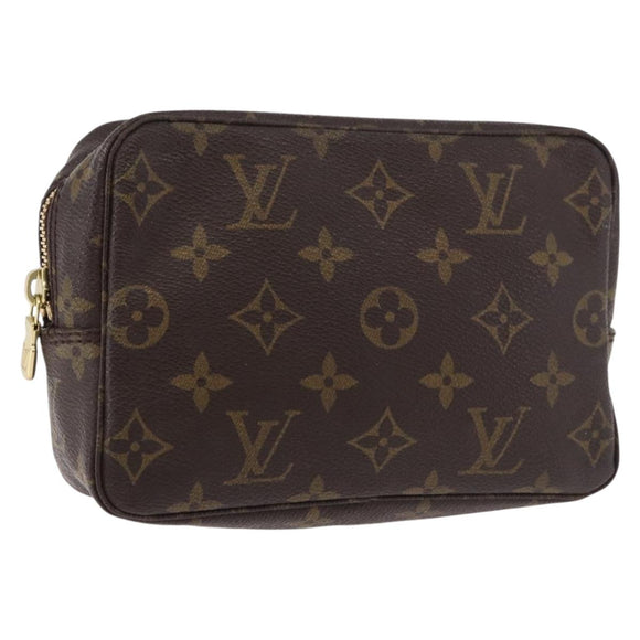 LOUIS VUITTON Monogram Trousse Toilette 18 Pouch M47526 LV Auth 183397A