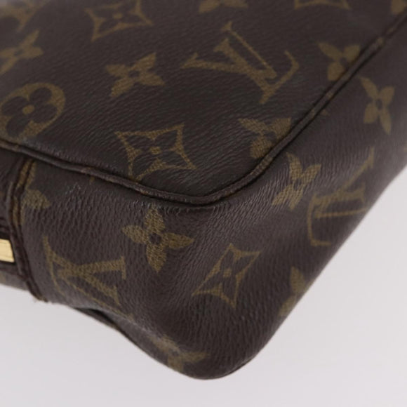 LOUIS VUITTON Monogram Trousse Toilette 18 Pouch M47526 LV Auth 183397A