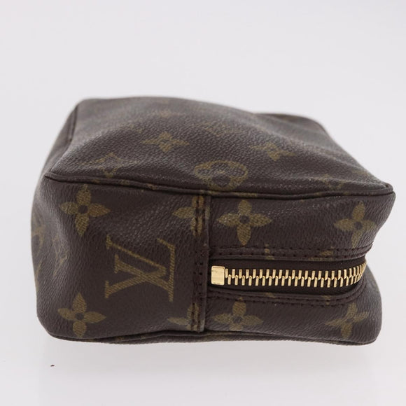 LOUIS VUITTON Monogram Trousse Toilette 18 Pouch M47526 LV Auth 183397A