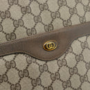 GUCCI GG Supreme Web Sherry Line Tote Bag PVC Beige Red 39 02 003 Auth 183400-14