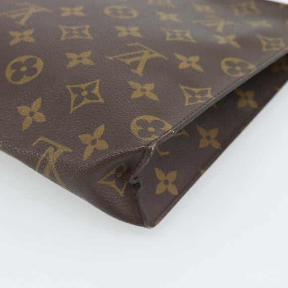 LOUIS VUITTON Monogram Poche Toilette 26 Pouch M47542 LV Auth 183404