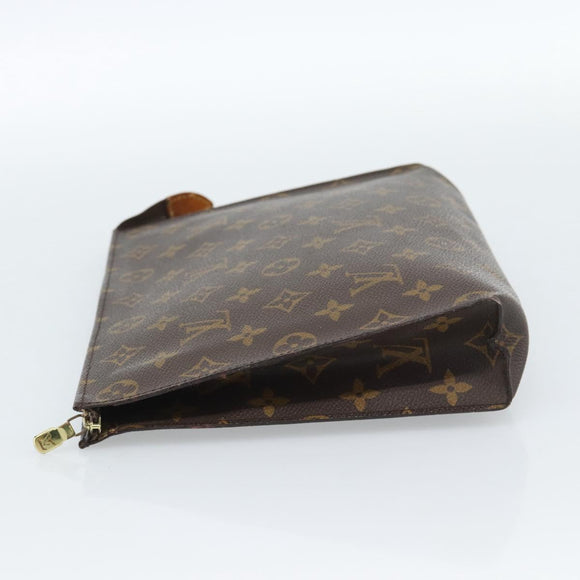 LOUIS VUITTON Monogram Poche Toilette 26 Pouch M47542 LV Auth 183404
