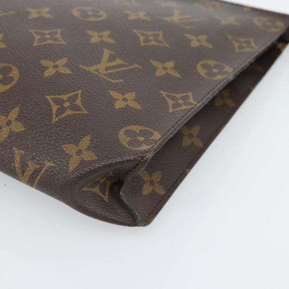 LOUIS VUITTON Monogram Poche Toilette 26 Pouch M47542 LV Auth 183404