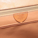CELINE Macadam Canvas Hand Bag PVC Leather Brown Gold Auth 183407-12