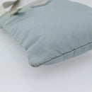 PRADA Shoulder Bag Nylon Light Blue Silver Auth 183410-15