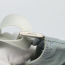 PRADA Shoulder Bag Nylon Light Blue Silver Auth 183410-18
