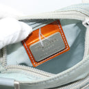 PRADA Shoulder Bag Nylon Light Blue Silver Auth 183410-10