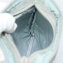 PRADA Shoulder Bag Nylon Light Blue Silver Auth 183410-20