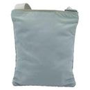 PRADA Shoulder Bag Nylon Light Blue Silver Auth 183410-2