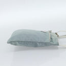 PRADA Shoulder Bag Nylon Light Blue Silver Auth 183410-4