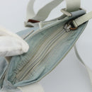 PRADA Shoulder Bag Nylon Light Blue Silver Auth 183410-6
