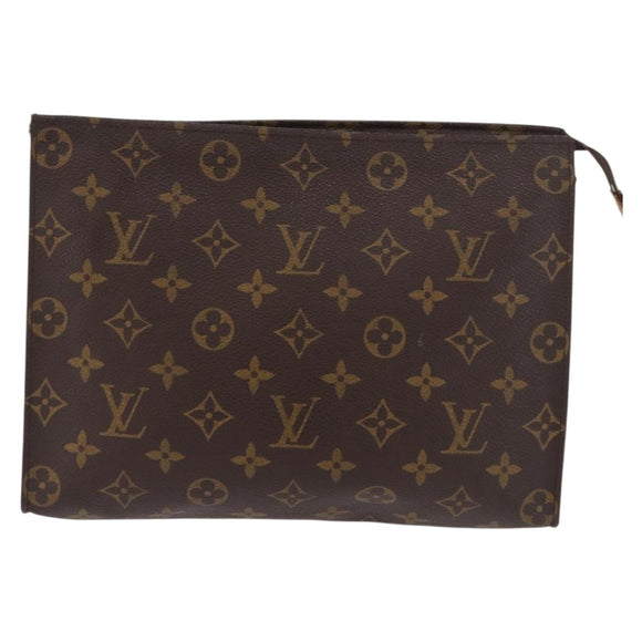 LOUIS VUITTON Monogram Toilette 26 Etui M47542 LV Auth 183411
