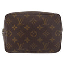 LOUIS VUITTON Monogram Trousse Toilette 18 Pouch M47526 LV Auth 183415A-13