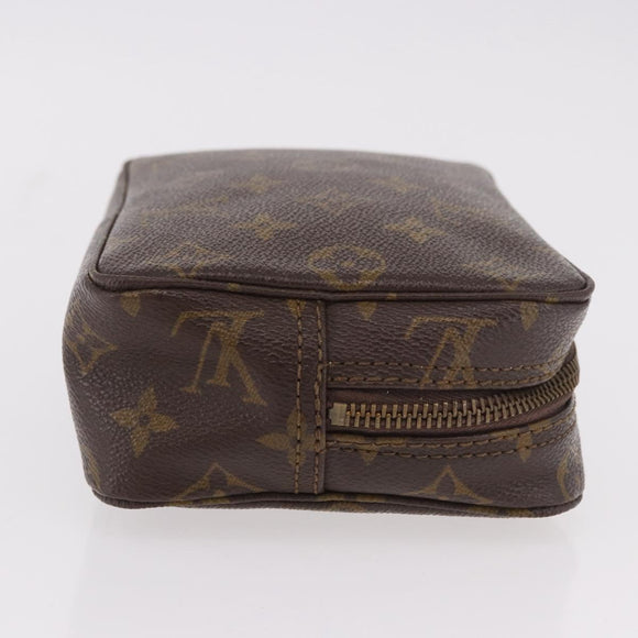 LOUIS VUITTON Monogram Trousse Toilette 18 Pouch M47526 LV Auth 183415A