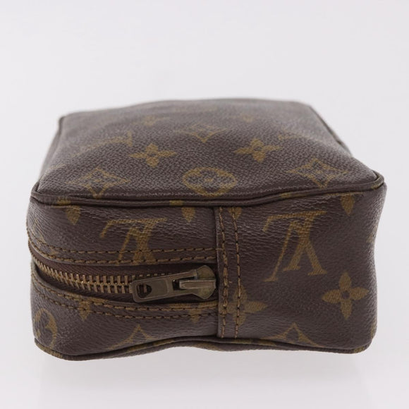 LOUIS VUITTON Monogram Trousse Toilette 18 Pouch M47526 LV Auth 183415A