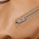 CELINE Macadam Canvas Boston Bag PVC Leather Brown Gold Auth 183419V-22