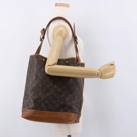 LOUIS VUITTON Monogram Noe Shoulder Bag M42224 LV Auth 183423