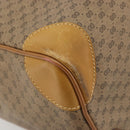 GUCCI Micro GG Supreme Boston Bag PVC Beige Gold Auth 183425-11