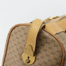 GUCCI Micro GG Supreme Boston Bag PVC Beige Gold Auth 183425-15