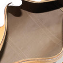GUCCI Micro GG Supreme Boston Bag PVC Beige Gold Auth 183425-17