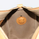 GUCCI Micro GG Supreme Boston Bag PVC Beige Gold Auth 183425-19