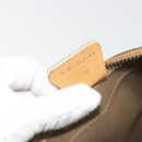 GUCCI Micro GG Supreme Boston Bag PVC Beige Gold Auth 183425-20