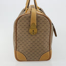 GUCCI Micro GG Supreme Boston Bag PVC Beige Gold Auth 183425-4