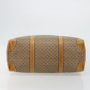 GUCCI Micro GG Supreme Boston Bag PVC Beige Gold Auth 183425-9
