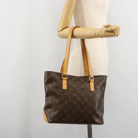 LOUIS VUITTON Monogram Cabas Piano Tote Bag M51148 LV Auth 183428A
