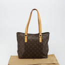 LOUIS VUITTON Monogram Cabas Piano Tote Bag M51148 LV Auth 183428A-12