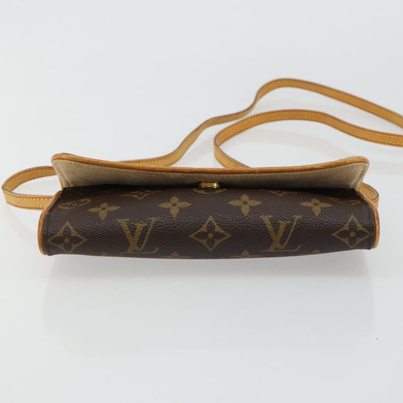 LOUIS VUITTON Monogram Pochette Twin PM Shoulder Bag M51854 LV Auth 183430