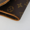 LOUIS VUITTON Monogram Pochette Twin PM Shoulder Bag M51854 LV Auth 183430-16