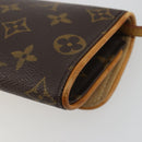 LOUIS VUITTON Monogram Pochette Twin PM Shoulder Bag M51854 LV Auth 183430-17