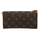 LOUIS VUITTON Monogram Pochette Twin PM Shoulder Bag M51854 LV Auth 183430-2