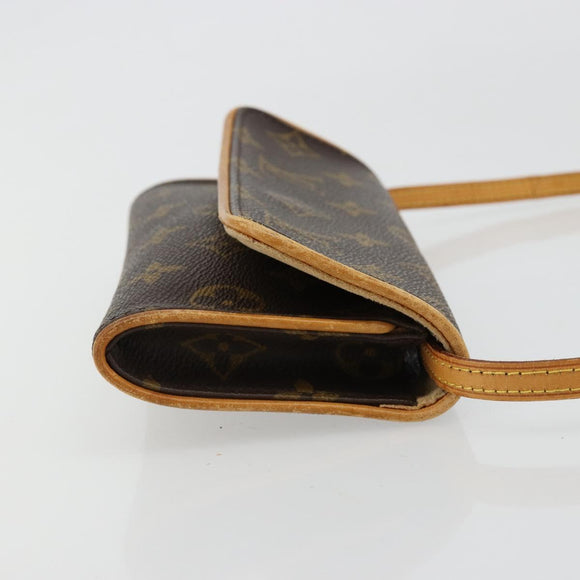 LOUIS VUITTON Monogram Pochette Twin PM Shoulder Bag M51854 LV Auth 183430