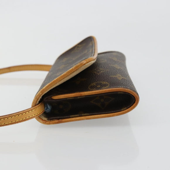 LOUIS VUITTON Monogram Pochette Twin PM Shoulder Bag M51854 LV Auth 183430