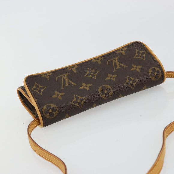 LOUIS VUITTON Monogram Pochette Twin PM Shoulder Bag M51854 LV Auth 183430