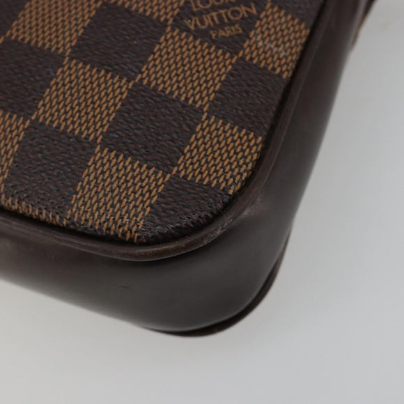 LOUIS VUITTON Damier Ebene Navona Accessory Pouch N51983 LV Auth 183433