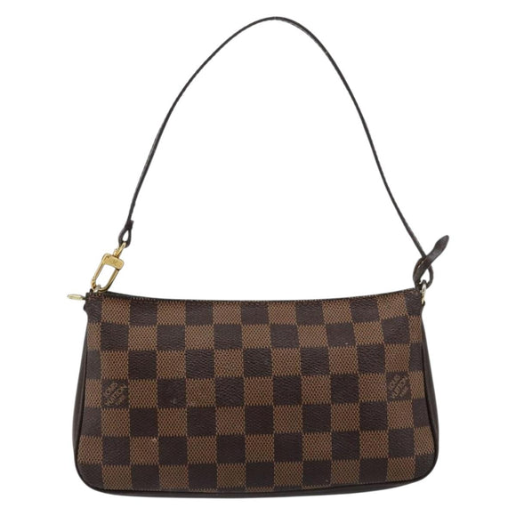 LOUIS VUITTON Damier Ebene Navona Accessory Pouch N51983 LV Auth 183433