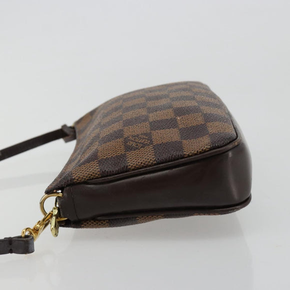 LOUIS VUITTON Damier Ebene Navona Accessory Pouch N51983 LV Auth 183433