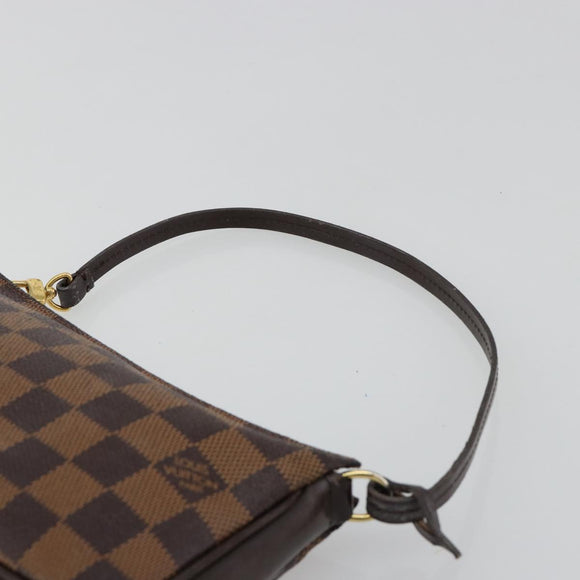 LOUIS VUITTON Damier Ebene Navona Accessory Pouch N51983 LV Auth 183433