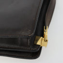 CELINE Umhängetasche Leder Gold Braun Original 183437-12