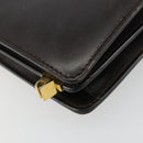 CELINE Umhängetasche Leder Gold Braun Original 183437-13