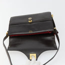 CELINE Umhängetasche Leder Gold Braun Original 183437-16